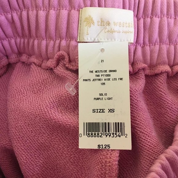 The Westside Women Purple Light Color Flared Leg Casual g28 - Picture 8 of 10